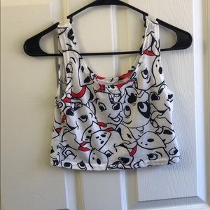 101 Dalmatians crop top